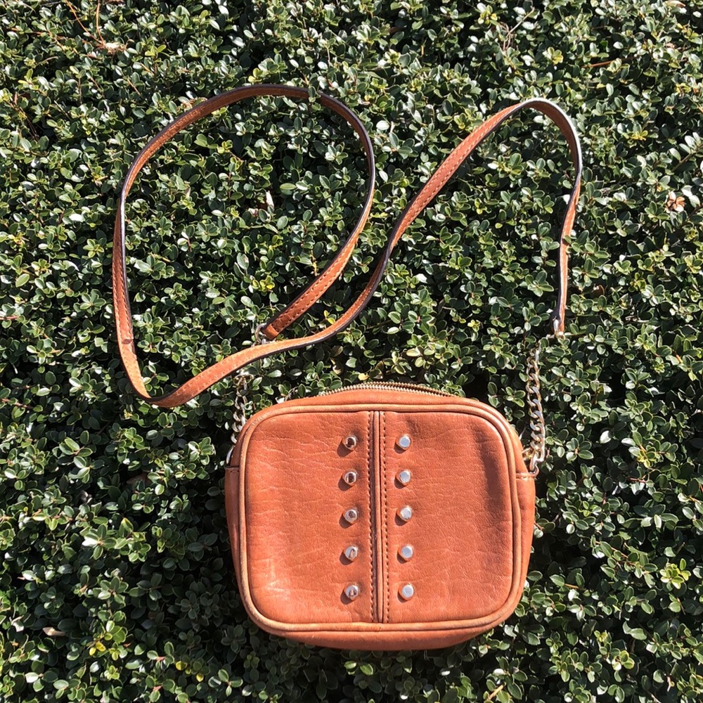 Michael Kors Brown Leather Crossbody Purse